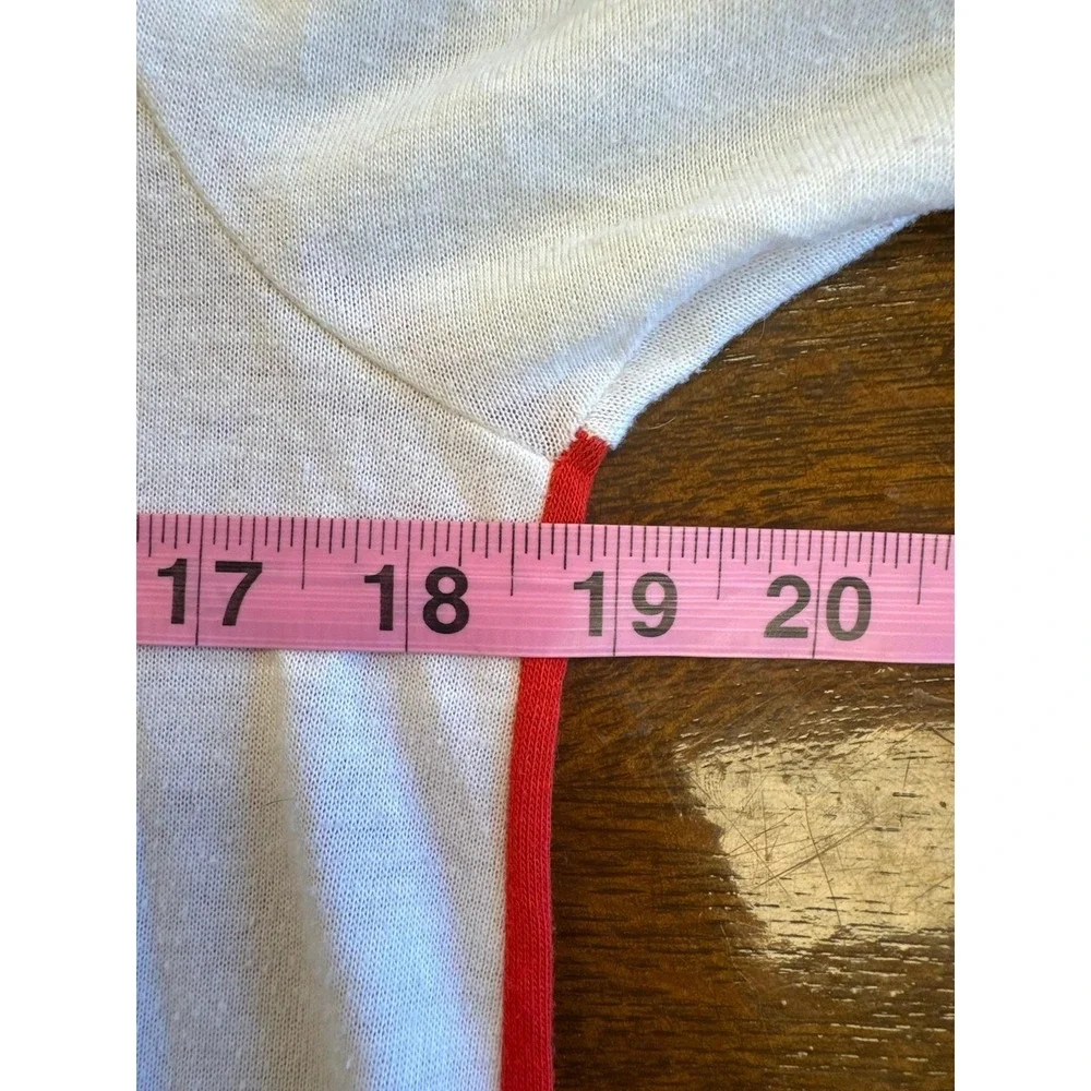 Vintage Carter's Hockey Shirt‎ Youth Large Red White Long Sleeve Made USA 80s